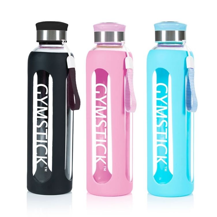 Glass Water Bottle 0,6L
